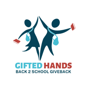Gited Hands Logo Back to School Giveback png